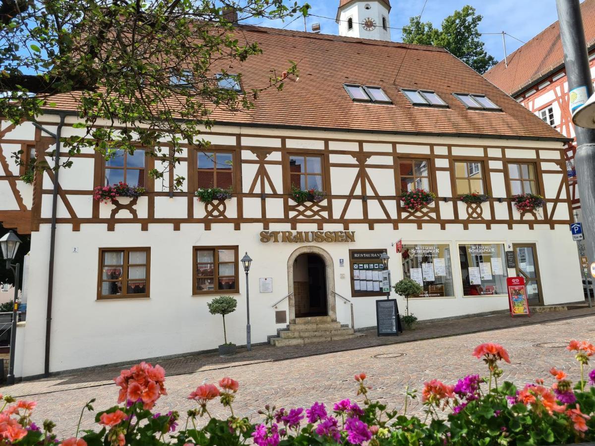 Hotel-Restaurant Straussen Harburg  Bagian luar foto